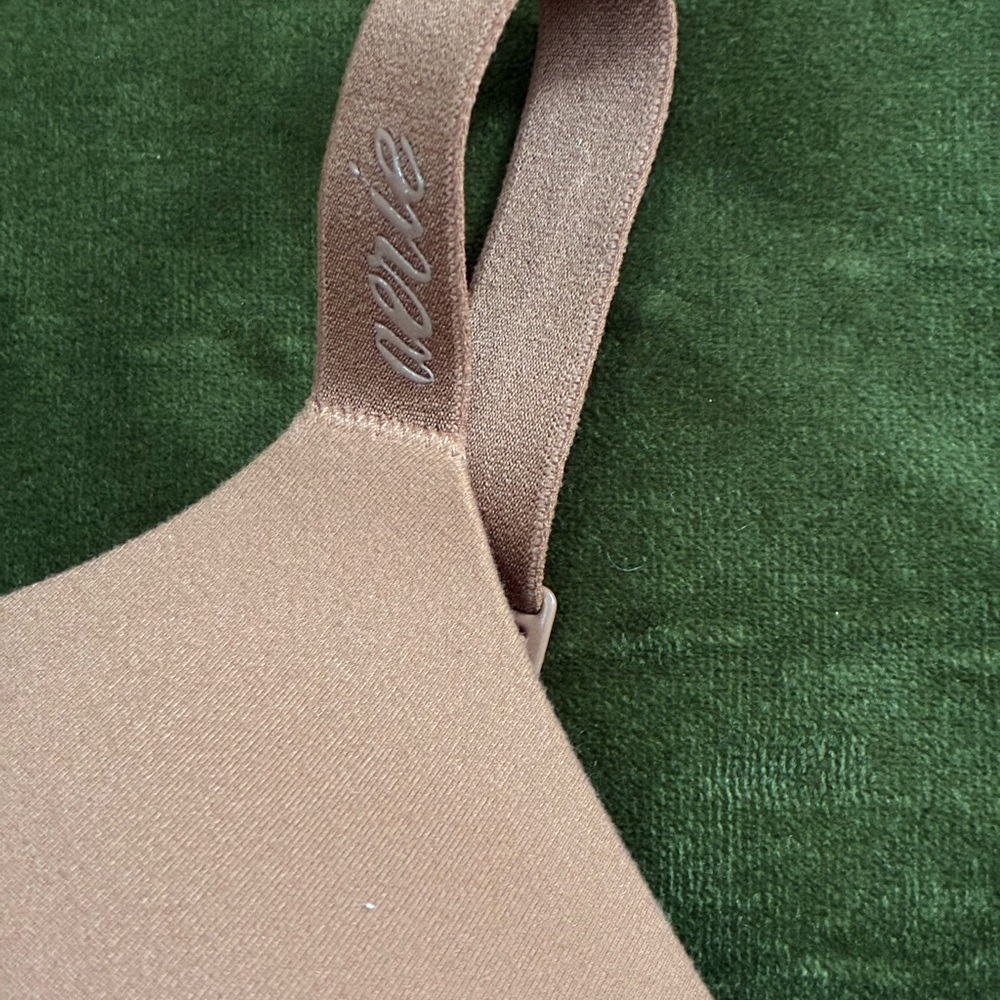 Aerie Tan T-Shirt Bra with Molded D Cups and Underwire